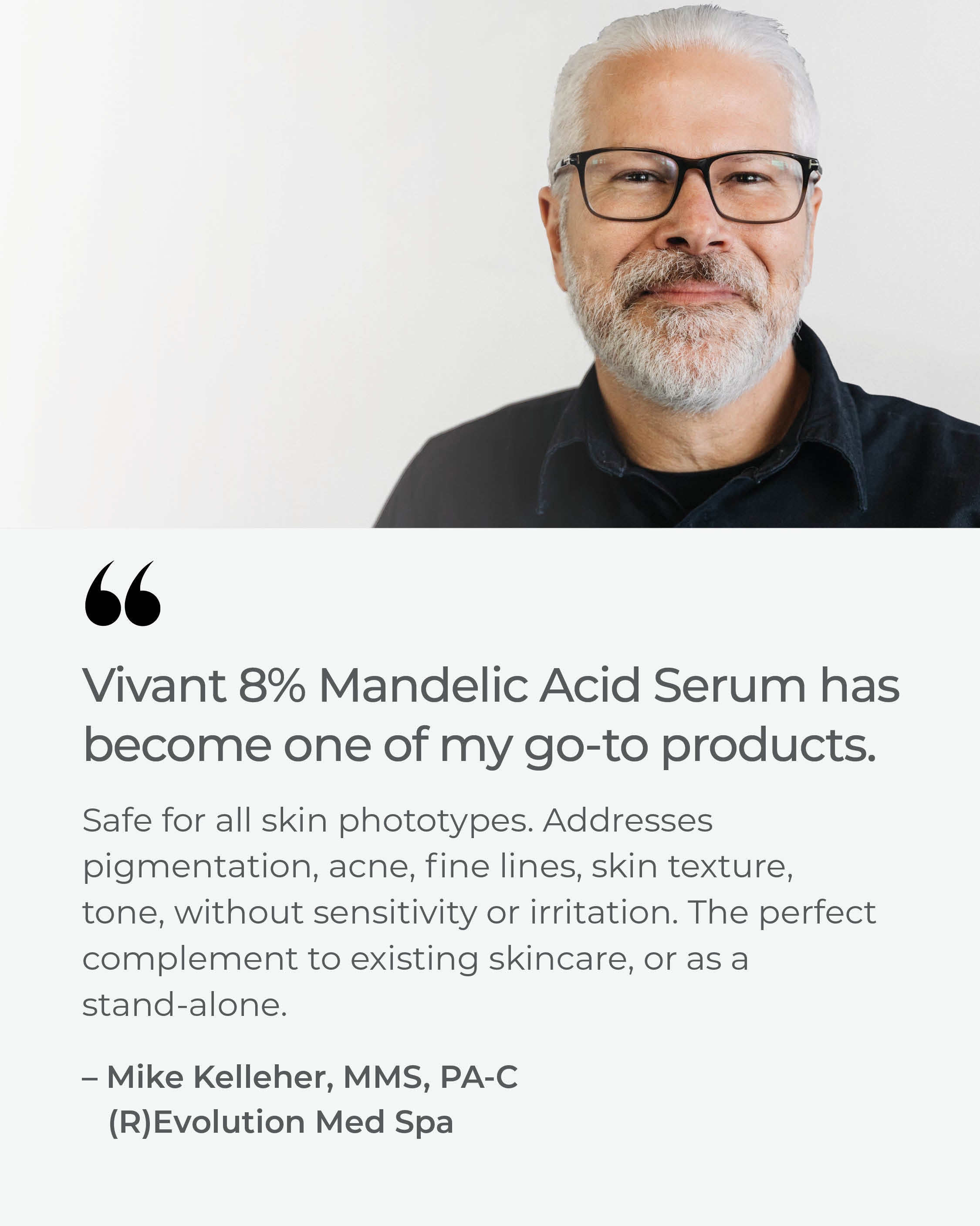 Vivant Skin Care | Mandelic Acid Serum - 8%