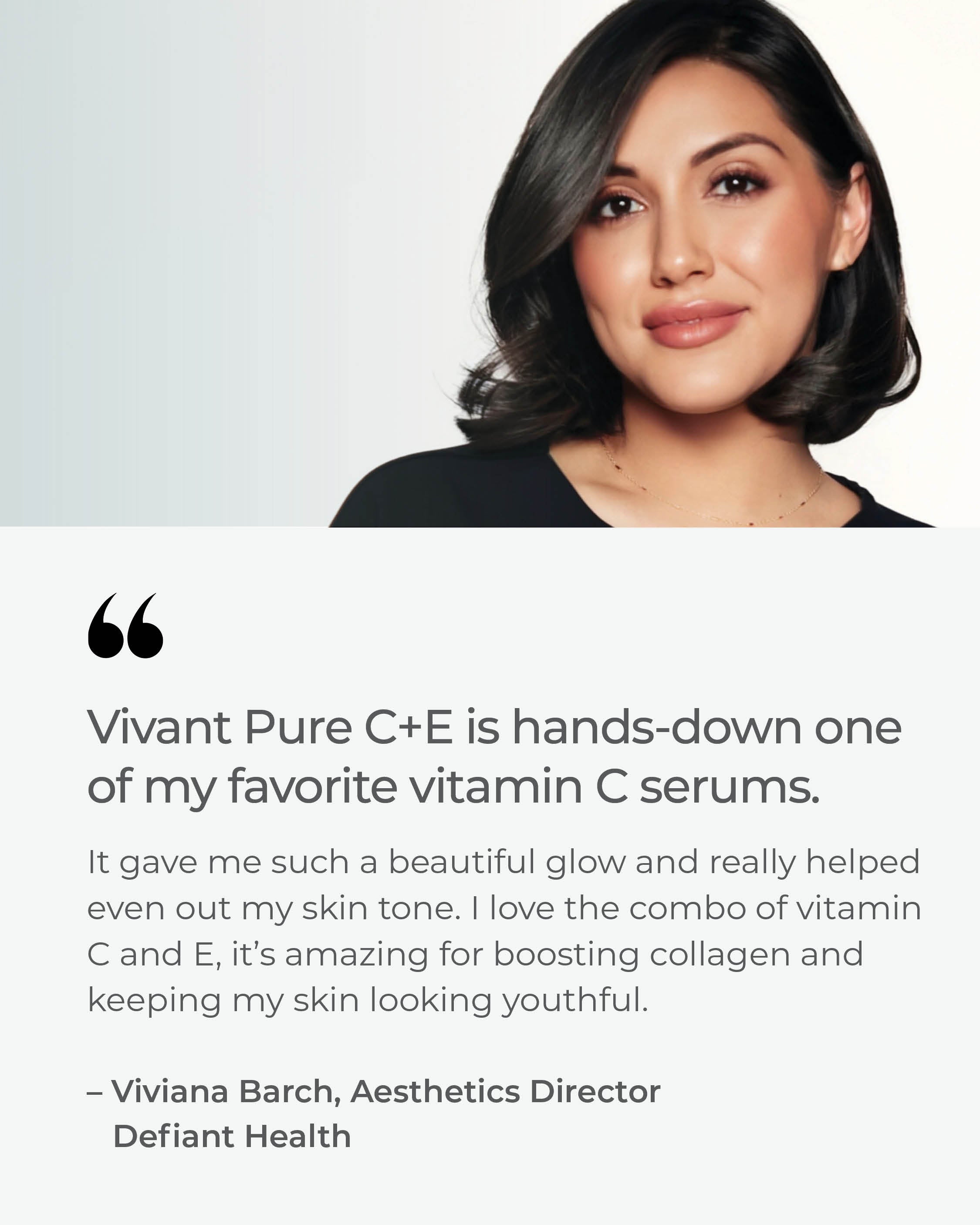 Vivant Skin Care | Vitamin C & E Antioxidant Serum Advanced Prevention