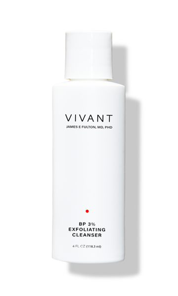Vivant Skin Care | Benzoyl Peroxide Exfoliating Face Wash - 3%